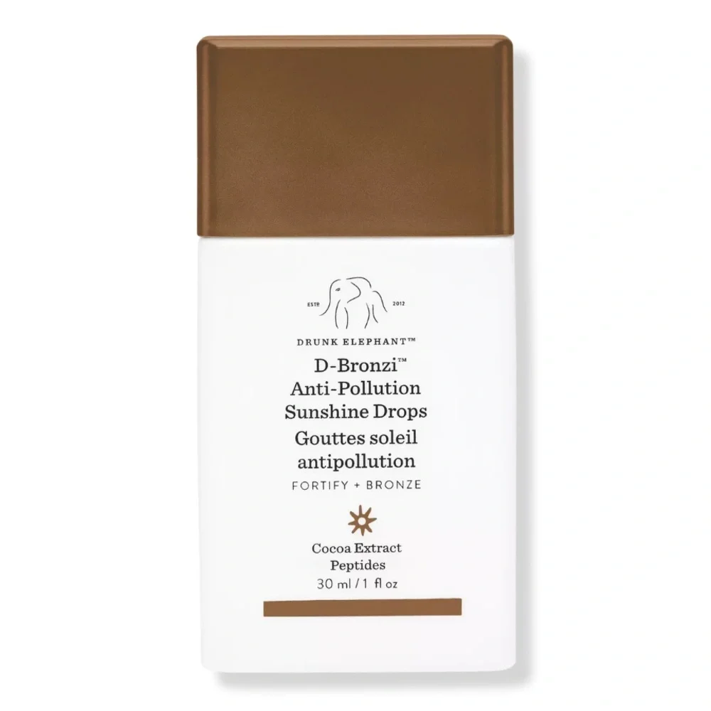 Drunk Elephant D-Bronzi Bronzing Drops with Peptides Glow Serum 30ml 1oz